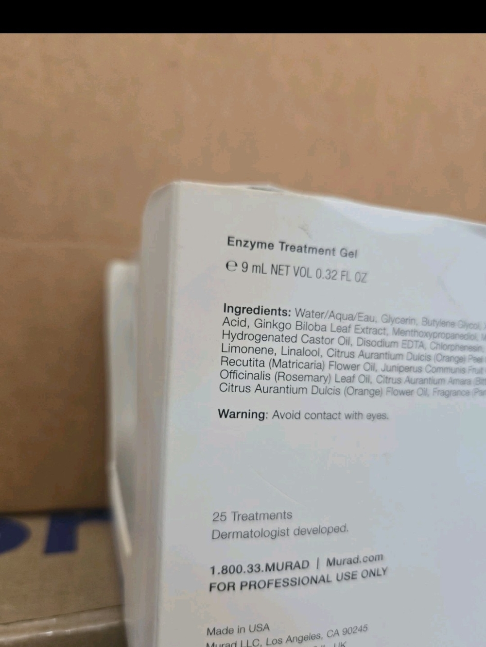 Murad Enzyme Treatment Box - White with Blue Accent - Picture 3 of 9